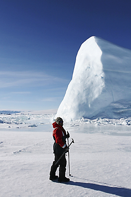 포토 JPG 해외이미지 바다 한명 물 여행객 걷기 냉동 얼음 산책 추위 남극 북극 모험가 봉 빙산 산악가 해외202004 해외포토 자연요소 1 모션 휴식 사람 극지방 파일형식 이미지허브