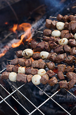 포토 JPG 해외이미지 접시 음식 표시 양파 건강 육류 스테이크 요리 사람없음 야외 빨간색 저녁식사 캠핑 소고기 신선 뜨거움 막대기 꼬치 그릴 모닥불 바비큐 굽기 먹기 준비 날것 숯 연소 케밥 절임 피어싱 해외202004 해외포토 식기 컬러 채소 식재료 장신구 모션 주방용품 불 레저 서양음식 식사 구이 파일형식 이미지허브