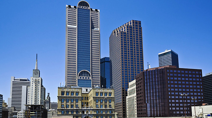 포토 JPG 해외이미지 사람없음 건물 탑 고층빌딩 도심 시계탑 스카이라인 텍사스 해외202004 해외포토 건축물 빌딩 미국 도시 파일형식 이미지허브