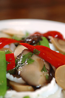 포토 JPG 접시 음식 근접촬영 사람없음 아웃포커스 버섯 볶음 홍고추 기름기 일본음식 국내포토 식기 뷰포인트 고추 촬영기법 파일형식