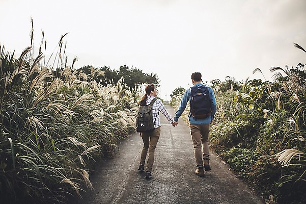 포토 JPG 주간 전신 커플 여자 남자 커플라이프 여행 배낭 20대 성인 야외 두명 뒷모습 제주도 걷기 손잡기 다정 한국인 가을 억새 억새밭 성인만 신천목장 국내포토 자연요소 식물 라이프스타일 계절 뷰포인트 컨셉 가방 관계 모션 한국 사람 동양인 청년 목장 파일형식