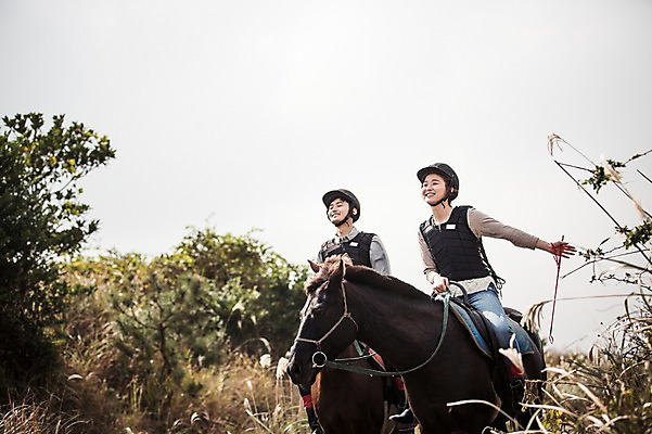 포토 JPG 주간 전신 커플 여자 남자 커플라이프 미소 20대 성인 야외 두명 앞모습 제주도 한국인 가을 말_동물 체험 승마 승차 즐거움 성읍랜드 국내포토 자연요소 라이프스타일 계절 감정 스포츠 뷰포인트 컨셉 포유류 관계 모션 한국 표정 사람 동양인 청년 파일형식