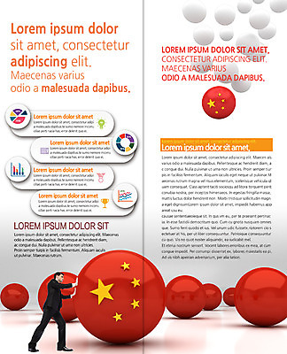 PSD 백인 템플릿 편집 표지디자인 북디자인 출판디자인 남자 내지 리플렛 2단접지 북커버 공 한명 팜플렛 20대 성인 글로벌비즈니스 중국 비즈니스맨 원형 밀기 오성홍기 공굴리기 이미지템플릿 도형 서양인 1 아시아 비즈니스 모션 사람 청년 글로벌 직장인 국기 굴리기 파일형식