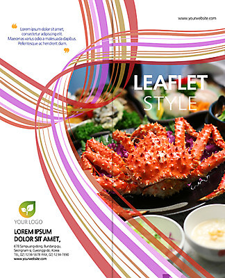 PSD 템플릿 편집 표지디자인 북디자인 출판디자인 표지 음식 리플렛 2단접지 북커버 팜플렛 사람없음 킹크랩 이미지템플릿 게 파일형식