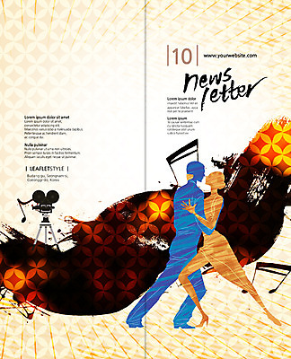 PSD 템플릿 편집 표지디자인 북디자인 출판디자인 여자 표지 남자 실루엣 리플렛 포즈 2단접지 북커버 음표 팜플렛 성인 두명 춤 커플댄스 댄스스포츠 영화카메라 이미지템플릿 기호 음악 스포츠 문화예술 촬영기법 사람 카메라 파일형식