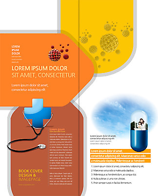 PSD 템플릿 편집 표지디자인 북디자인 출판디자인 여자 내지 어린이 리플렛 2단접지 북커버 가족 청진기 팜플렛 성인 두명 알약 한국인 바이러스 십자 박테리아 이미지템플릿 의학 관계 의료기기 사람 동양인 약 파일형식