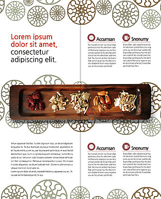 PSD 템플릿 편집 표지디자인 북디자인 출판디자인 내지 리플렛 2단접지 북커버 팜플렛 사람없음 한의학 약재 한약재 이미지템플릿 의학 약 파일형식