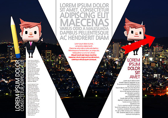 PSD 템플릿 편집 표지디자인 북디자인 출판디자인 남자 화살표 내지 리플렛 야경 북커버 3단접지 정장 팜플렛 두명 연필 도시 비즈니스맨 M 이미지템플릿 알파벳 옷 비즈니스 학용품 사람 필기구 직장인 야간 파일형식 풍경_경치