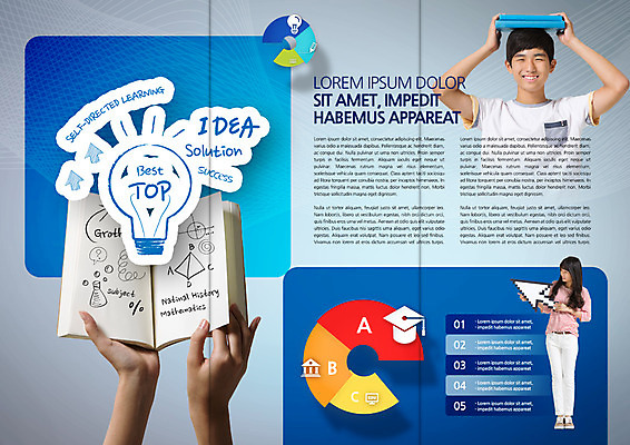 PSD 템플릿 편집 표지디자인 북디자인 손 출판디자인 여자 남자 내지 리플렛 북커버 전구 3단접지 고등학생 팜플렛 신체부위 책 세명 펼침 한국인 청소년교육 커서 이미지템플릿 학생 교육 모션 청소년 사람 동양인 파일형식