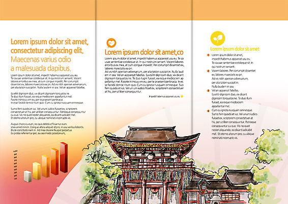 PSD 템플릿 편집 표지디자인 북디자인 출판디자인 내지 리플렛 고건축 일본문화 북커버 3단접지 팜플렛 사람없음 일본전통 일본건축 이미지템플릿 동양문화 전통 건축물 외국문화 일본 동양건축 파일형식