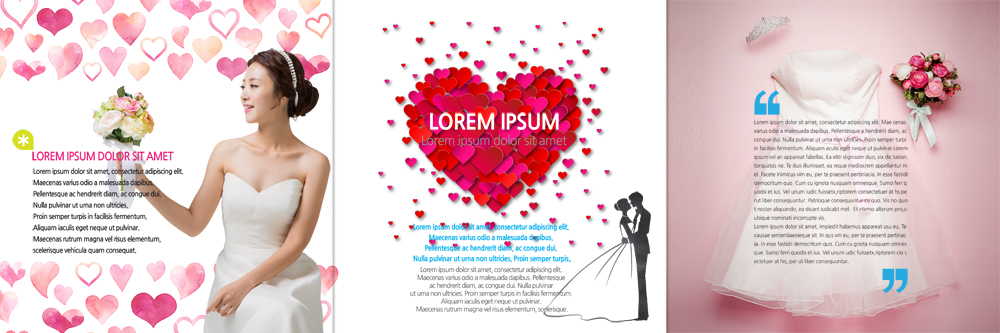 PSD 템플릿 편집 표지디자인 북디자인 커플 출판디자인 여자 남자 내지 신부 리플렛 부케 웨딩드레스 신랑 북커버 3단접지 신혼부부 팜플렛 성인 세명 한국인 하트 이미지템플릿 모양 부부 드레스 꽃다발 결혼 관계 사람 동양인 신혼 파일형식