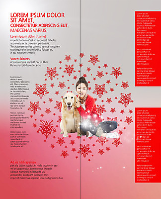 PSD 템플릿 편집 한마리 표지디자인 북디자인 출판디자인 여자 내지 반려견 리플렛 겨울 2단접지 북커버 눈꽃 한명 팜플렛 20대 성인 반려동물 한국인 개 반려 이미지템플릿 동물 1 계절 포유류 눈_날씨 사람 동양인 청년 파일형식