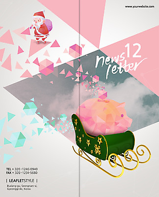 PSD 구름 템플릿 편집 표지디자인 북디자인 출판디자인 표지 남자 리플렛 크리스마스 2단접지 북커버 한명 팜플렛 성인 산타클로스 삼각형 보따리 썰매 이미지템플릿 자연요소 도형 1 기념일 사람 파일형식