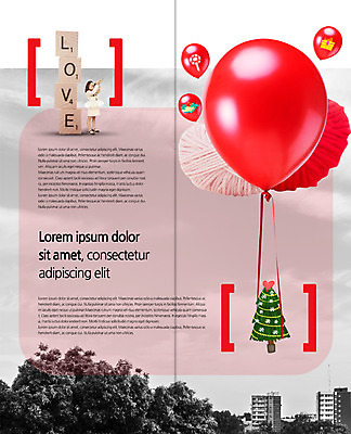 PSD 템플릿 편집 표지디자인 북디자인 출판디자인 내지 리플렛 크리스마스 2단접지 북커버 사랑 팜플렛 사람없음 크리스마스트리 블록 털실 풍선 블록쌓기 이미지템플릿 기념일 감정 쌓기 실 파일형식