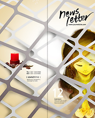 PSD 템플릿 편집 표지디자인 북디자인 출판디자인 여자 표지 기독교 리플렛 크리스마스 2단접지 북커버 초 촛불 한명 팜플렛 상반신 그물 격자 솔방울 이미지템플릿 1 기념일 종교 무늬 사람 파일형식