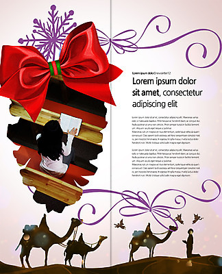 PSD 템플릿 편집 표지디자인 북디자인 출판디자인 여자 실루엣 리본 내지 기독교 어린이 리플렛 크리스마스 2단접지 북커버 천사 사람 팜플렛 여러명 성경 낙타 솔방울 이미지템플릿 기념일 종교 다수 종교용품 포유류 촬영기법 파일형식