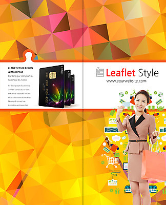 PSD 템플릿 편집 표지디자인 북디자인 출판디자인 여자 표지 리플렛 2단접지 북커버 한명 서기 정장 팜플렛 상반신 20대 성인 쇼핑 쇼핑백 한국인 신용카드 삼각형 이미지템플릿 도형 1 옷 가방 모션 사람 동양인 청년 금융 파일형식