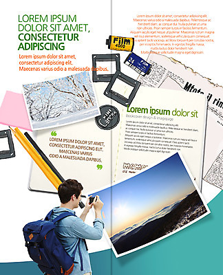 PSD 백인 템플릿 편집 표지디자인 북디자인 출판디자인 남자 내지 리플렛 겨울 2단접지 북커버 배낭 산 한명 팜플렛 상반신 20대 성인 연필 뚜껑 눈 겨울여행 배낭여행 사진필름 기념사진 이미지템플릿 자연요소 서양인 1 계절 여행 가방 날씨 학용품 사람 청년 필기구 필름 파일형식