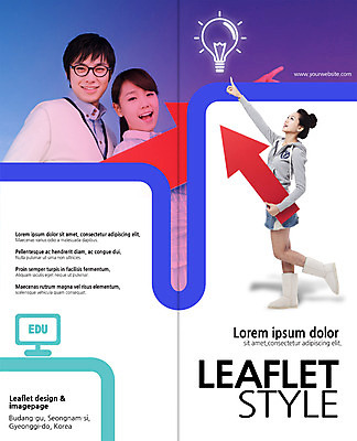 PSD 템플릿 편집 표지디자인 북디자인 출판디자인 여자 표지 남자 화살표 리플렛 대학생 2단접지 북커버 전구 팜플렛 20대 성인 세명 한국인 대학교육 이미지템플릿 학생 교육 사람 동양인 청년 파일형식