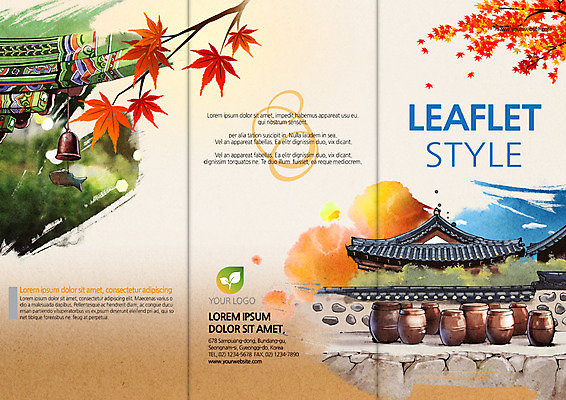 PSD 템플릿 편집 표지디자인 북디자인 출판디자인 표지 리플렛 단풍 북커버 3단접지 한옥 기와집 팜플렛 사람없음 가을 항아리 처마 가을여행 경쇠 기와담장 이미지템플릿 한국전통 계절 여행 고건축 잎 기와 담장 도자기 불교용품 파일형식 가을_계절