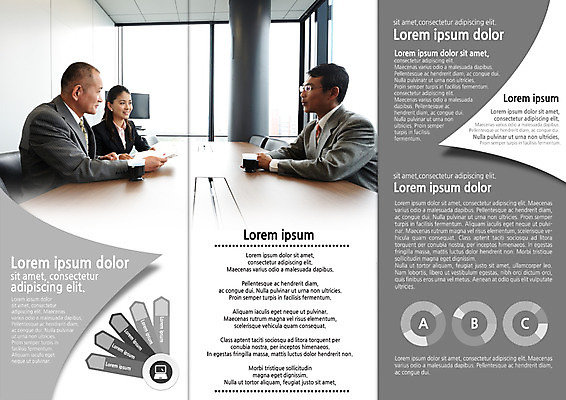 PSD 템플릿 편집 표지디자인 북디자인 출판디자인 여자 남자 내지 리플렛 중년 북커버 3단접지 회의 정장 팜플렛 성인 세명 비즈니스맨 비즈니스우먼 일본인 회의실 이미지템플릿 외국인 옷 비즈니스 사람 동양인 직장인 파일형식