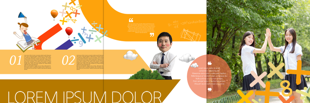 PSD 템플릿 편집 표지디자인 북디자인 출판디자인 여자 남자 교복 내지 리플렛 북커버 3단접지 고등학생 정장 팜플렛 여러명 성인 30대 친구 교사 한국인 수학 청소년교육 하이파이브 수학교육 이미지템플릿 직업 학생 옷 교육 다수 교과목 관계 청소년 사람 동양인 손짓 장년 파일형식