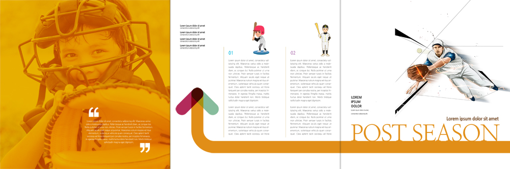 PSD 외국인 템플릿 편집 표지디자인 북디자인 출판디자인 남자 내지 어린이 리플렛 북커버 3단접지 팜플렛 여러명 성인 야구 타자 야구선수 포수 이미지템플릿 다수 운동선수 사람 인종 구기 파일형식