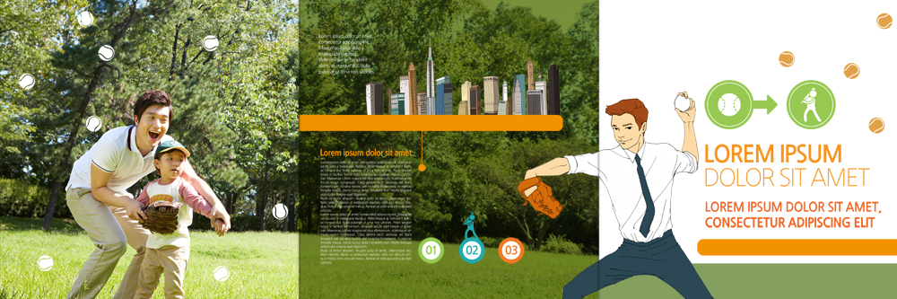 PSD 템플릿 편집 표지디자인 북디자인 출판디자인 남자 내지 아들 어린이 리플렛 북커버 3단접지 가족 정장 빌딩 팜플렛 성인 세명 30대 야구 한국인 도시 아빠 투수 이미지템플릿 옷 관계 사람 동양인 건물 장년 구기 야구선수 파일형식