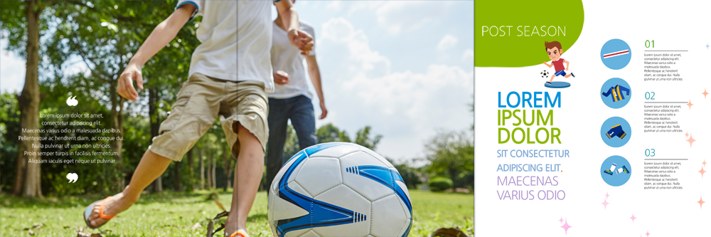 PSD 템플릿 편집 표지디자인 북디자인 출판디자인 남자 내지 어린이 리플렛 북커버 3단접지 축구공 축구선수 팜플렛 세명 축구 하반신 킥 이미지템플릿 공 축구용품 모션 운동선수 사람 구기 파일형식