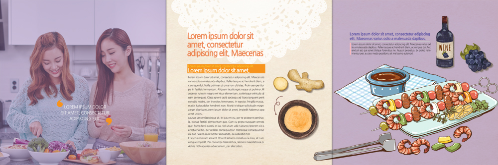 PSD 템플릿 편집 표지디자인 북디자인 출판디자인 여자 내지 음식 리플렛 북커버 3단접지 마늘 요리 팜플렛 20대 성인 두명 친구 와인 한국인 소스 꼬치 주방용집게 이미지템플릿 채소 관계 주류 집게 사람 동양인 청년 양념 파일형식