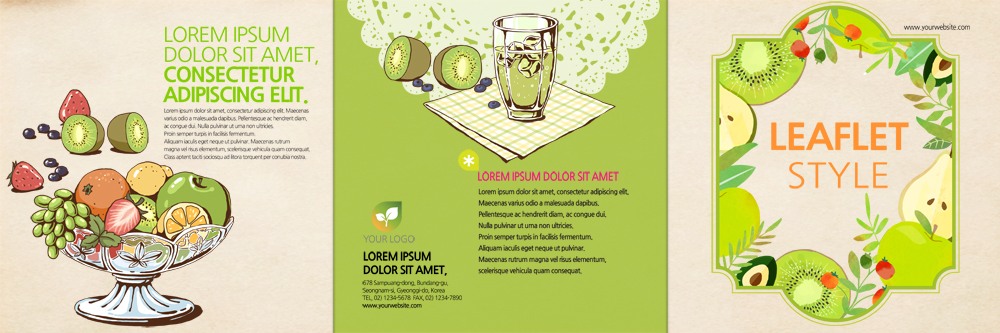 PSD 템플릿 편집 표지디자인 북디자인 출판디자인 표지 리플렛 북커버 오렌지 3단접지 딸기 키위 팜플렛 사람없음 사과 레몬 청포도 키위주스 이미지템플릿 과일 포도 과일주스 파일형식