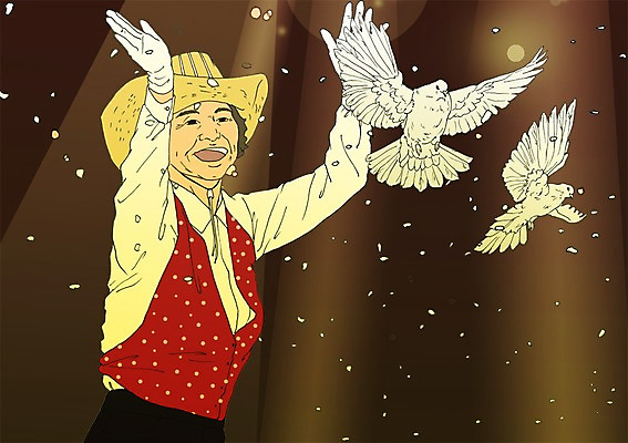 PSD 모자 여자 노년 할머니 일러스트 조명 실내 한명 실버라이프 청춘 공연 마술 비둘기 열정 활기 국내일러스트 1 라이프스타일 잡화 감정 컨셉 조류 사람 이벤트 성인 내부 파일형식