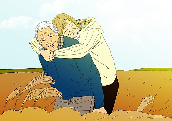 주간 PSD 커플 여자 할아버지 노년 남자 할머니 일러스트 갈대 야외 두명 실버라이프 청춘 노부부 가을 열정 업기 활기 국내일러스트 자연요소 식물 라이프스타일 부부 계절 감정 컨셉 관계 모션 사람 성인 파일형식