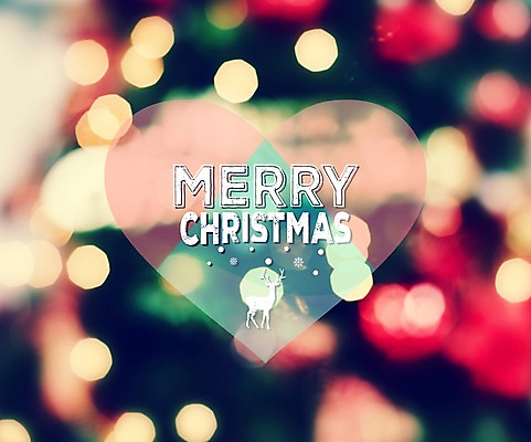 JPG 편집이미지 배경화면 백그라운드 크리스마스장식 크리스마스 사슴 타이포그라피 사람없음 야외 하트 눈송이 보케 편집실사 모양 문자 기념일 포유류 눈_날씨 CG 파일형식
