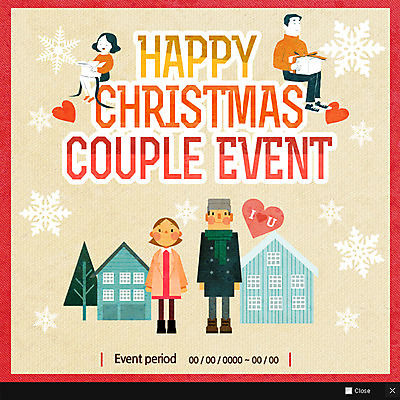 PSD 나무 템플릿 커플 여자 남자 웹템플릿 크리스마스장식 크리스마스 주택 팝업 이벤트팝업 웹팝업 이벤트 여러명 성인 선물상자 눈송이 이미지템플릿 식물 기념일 다수 관계 눈_날씨 선물 사람 건물 상자 파일형식