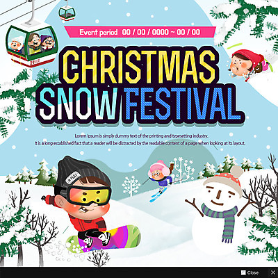 PSD 나무 템플릿 여자 남자 어린이 웹템플릿 크리스마스장식 크리스마스 눈사람 스키 팝업 이벤트팝업 웹팝업 이벤트 여러명 눈 스노우보드 케이블카 이미지템플릿 자연요소 식물 기념일 다수 날씨 겨울스포츠 사람 보드_스포츠 파일형식