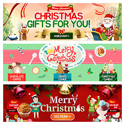 PSD 템플릿 배너 여자 남자 어린이 음식 웹템플릿 크리스마스장식 크리스마스 아이스크림 이벤트 여러명 선물상자 크리스마스트리 산타클로스 루돌프 종 눈송이 썰매 머핀 이벤트배너 웹배너 이미지템플릿 기념일 빵 다수 사슴 디저트 눈_날씨 선물 사람 상자 파일형식