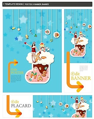 PSD 템플릿 배너 배너템플릿 여자 가로배너 ZIP 포스터 세로배너 크리스마스 산타옷 매달리기 한명 20대 성인 세트 쿠키 한국인 현수막 크리스마스양말 1 옷 기념일 크리스마스장식 모션 디저트 양말 사람 동양인 청년 가로 세로 파일형식