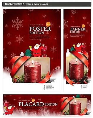 PSD 템플릿 배너 배너템플릿 할아버지 남자 가로배너 ZIP 포스터 리본 세로배너 크리스마스 초 촛불 눈꽃 한명 성인 세트 산타클로스 현수막 1 기념일 노년 눈_날씨 사람 가로 세로 파일형식