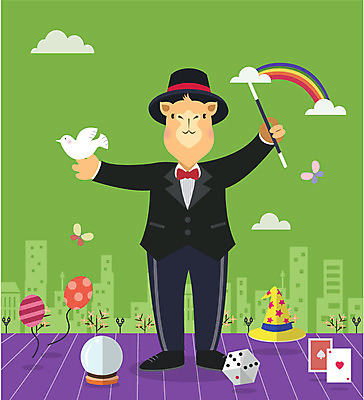 동물 구름 직업 캐릭터 동물캐릭터 나비 무지개 가로등 일러스트 사람없음 건물 마술 마술사 트럼프 플랫 개나리 주사위 마술봉 마술도구 비둘기 낙타 풍선 마술사모자 수정구슬 일러캐릭터 AI파일 자연요소 모자_잡화 건축물 공공시설 꽃 곤충 포유류 조류 놀이용품 도구 파일형식 벡터