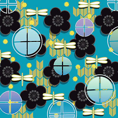 문양 꽃 백그라운드 꽃무늬 패턴 꽃백그라운드 일러스트 사람없음 벚꽃 잠자리 자연문양 일본전통 식물패턴 플라워패턴 국내일러스트 AI파일 식물 전통 곤충 무늬 자연 일본 파일형식 벡터