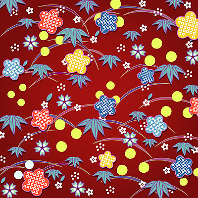 문양 꽃 백그라운드 꽃무늬 패턴 꽃백그라운드 일러스트 사람없음 자연문양 일본전통 식물패턴 플라워패턴 국내일러스트 AI파일 식물 전통 무늬 자연 일본 파일형식 벡터