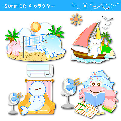 동물 구름 섬 스티커 일러스트 갈매기 사람없음 책 여름 세트 소파 야자수 태양 연필 선풍기 비치볼 비치발리볼 물개 일본어 에어컨 백곰 해파리 소라게 선박 국내일러스트 AI파일 자연요소 나무 문자 계절 수상교통 의자 공 곰 포유류 조류 학용품 바캉스용품 필기구 바다동물 가전제품 게 자포동물 배구 파일형식 벡터