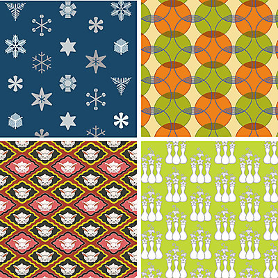 문양 백그라운드 패턴 일러스트 사람없음 세트 다양 토끼 눈송이 고리 일본전통 표주박 국내일러스트 AI파일 전통 다수 무늬 포유류 눈_날씨 반려동물 일본 박 파일형식 벡터