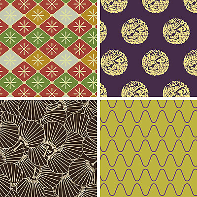 문양 백그라운드 꽃무늬 패턴 일러스트 사람없음 세트 다양 부채 일본전통 빗살무늬 국내일러스트 AI파일 전통 꽃 다수 무늬 일본 파일형식 벡터