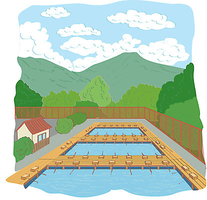 주간 나무 구름 백그라운드 일본문화 일러스트 산 사람없음 야외 건물 물 일본 낚시터 국내일러스트 AI파일 자연요소 식물 동양문화 건축물 아시아 외국문화 파일형식 벡터