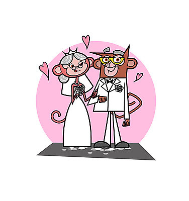 커플 부케 웨딩드레스 결혼 일러스트 정장 턱시도 사람없음 원숭이 리마인드웨딩 영웅 원숭이캐릭터 슈퍼히어로 하트모형 국내일러스트 AI파일 드레스 옷 꽃다발 동물캐릭터 포유류 관계 이벤트 모형 파일형식 벡터