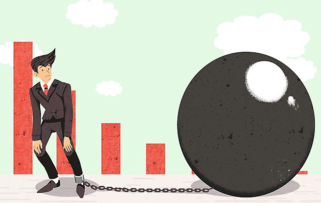 전신 PSD 구름 남자 일러스트 그래프 한명 정장 성인 경제 비즈니스맨 막대그래프 경제불황 족쇄 국내일러스트 자연요소 1 옷 비즈니스 사람 직장인 불황 파일형식