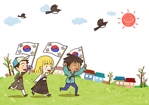 주간 PSD 나무 여자 남자 어린이 일러스트 주택 함께함 야외 세명 태양 태극기 한복 삼일절 까치 지구촌 광복절 국내일러스트 자연요소 식물 한국전통 컨셉 조류 사람 건물 공휴일 국기 전통의상 국경일 파일형식