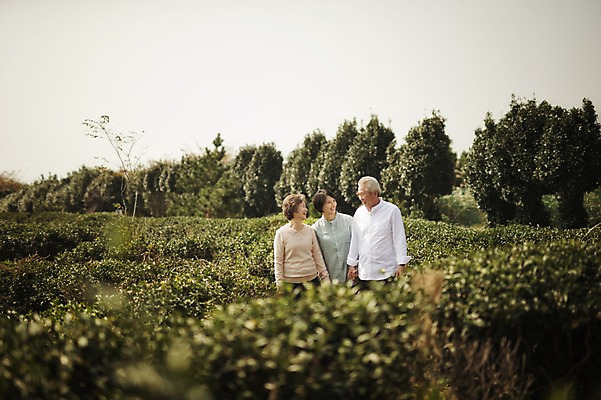 포토 JPG 주간 여자 할아버지 남자 할머니 가족 엄마 서기 미소 상반신 야외 앞모습 세명 제주도 화목 한국인 가족라이프 며느리 시어머니 시아버지 차밭 성인만 도순다원 국내포토 자연요소 라이프스타일 노년 뷰포인트 컨셉 밭 관계 모션 한국 표정 사람 동양인 파일형식 시부모님